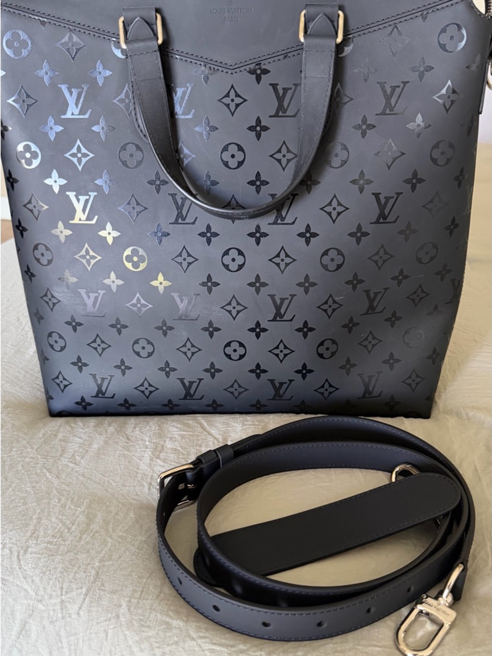 Louis Vuitton FW16 Kim Jones Monogram Eclipse Runway Tote